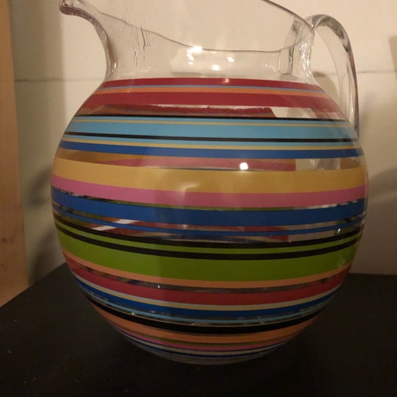 Pottery Barn Espadrille patio drink set - Picture 2 of 8